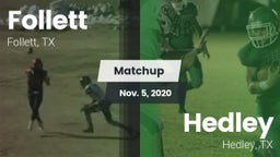 Matchup: Follett  vs. Hedley  2020