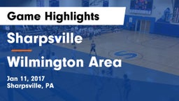 Sharpsville  vs Wilmington Area  Game Highlights - Jan 11, 2017