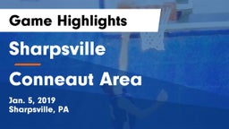 Sharpsville  vs Conneaut Area Game Highlights - Jan. 5, 2019