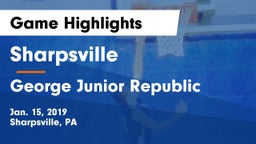 Sharpsville  vs George Junior Republic  Game Highlights - Jan. 15, 2019