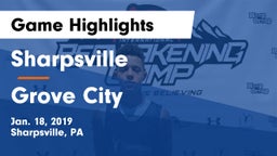 Sharpsville  vs Grove City  Game Highlights - Jan. 18, 2019