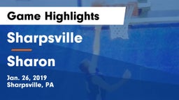 Sharpsville  vs Sharon  Game Highlights - Jan. 26, 2019