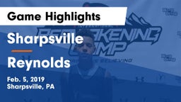 Sharpsville  vs Reynolds  Game Highlights - Feb. 5, 2019