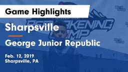 Sharpsville  vs George Junior Republic  Game Highlights - Feb. 12, 2019