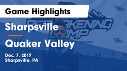 Sharpsville  vs Quaker Valley  Game Highlights - Dec. 7, 2019