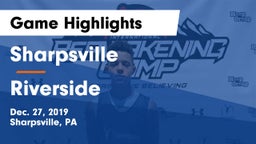 Sharpsville  vs Riverside  Game Highlights - Dec. 27, 2019