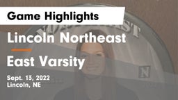 Lincoln Northeast  vs East Varsity Game Highlights - Sept. 13, 2022
