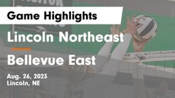 Lincoln Northeast  vs Bellevue East  Game Highlights - Aug. 26, 2023