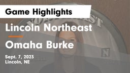 Lincoln Northeast  vs Omaha Burke  Game Highlights - Sept. 7, 2023