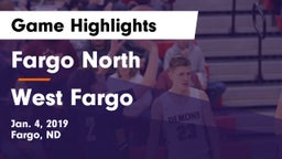 Fargo North  vs West Fargo  Game Highlights - Jan. 4, 2019