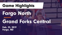 Fargo North  vs Grand Forks Central  Game Highlights - Feb. 23, 2019