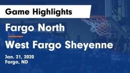 Fargo North  vs West Fargo Sheyenne  Game Highlights - Jan. 21, 2020