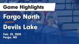 Fargo North  vs Devils Lake  Game Highlights - Feb. 25, 2020