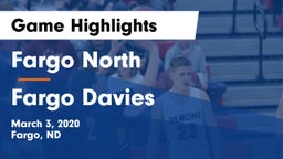 Fargo North  vs Fargo Davies  Game Highlights - March 3, 2020
