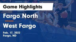 Fargo North  vs West Fargo  Game Highlights - Feb. 17, 2022