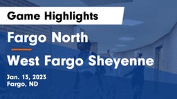 Fargo North  vs West Fargo Sheyenne  Game Highlights - Jan. 13, 2023
