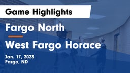 Fargo North  vs West Fargo Horace  Game Highlights - Jan. 17, 2023