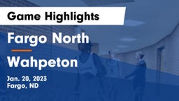 Fargo North  vs Wahpeton  Game Highlights - Jan. 20, 2023