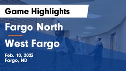 Fargo North  vs West Fargo  Game Highlights - Feb. 10, 2023