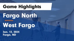Fargo North  vs West Fargo  Game Highlights - Jan. 12, 2024