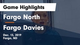 Fargo North  vs Fargo Davies  Game Highlights - Dec. 13, 2019