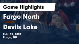 Fargo North  vs Devils Lake  Game Highlights - Feb. 25, 2020