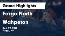 Fargo North  vs Wahpeton  Game Highlights - Dec. 22, 2020