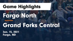 Fargo North  vs Grand Forks Central  Game Highlights - Jan. 15, 2021