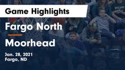 Fargo North  vs Moorhead  Game Highlights - Jan. 28, 2021