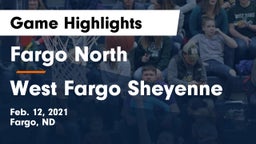 Fargo North  vs West Fargo Sheyenne  Game Highlights - Feb. 12, 2021