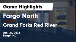 Fargo North  vs Grand Forks Red River  Game Highlights - Jan. 21, 2022