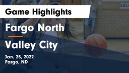 Fargo North  vs Valley City  Game Highlights - Jan. 25, 2022