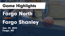 Fargo North  vs Fargo Shanley  Game Highlights - Jan. 29, 2022