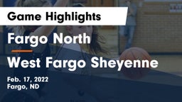 Fargo North  vs West Fargo Sheyenne  Game Highlights - Feb. 17, 2022