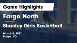 Fargo North  vs Shanley Girls Basketball Game Highlights - March 4, 2022