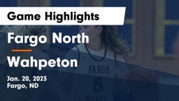 Fargo North  vs Wahpeton  Game Highlights - Jan. 20, 2023