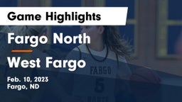 Fargo North  vs West Fargo  Game Highlights - Feb. 10, 2023
