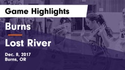 Burns  vs Lost River  Game Highlights - Dec. 8, 2017