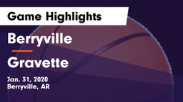Berryville  vs Gravette  Game Highlights - Jan. 31, 2020