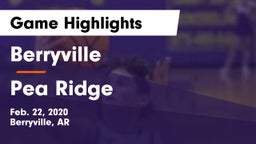 Berryville  vs Pea Ridge  Game Highlights - Feb. 22, 2020