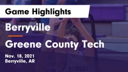 Berryville  vs Greene County Tech  Game Highlights - Nov. 18, 2021