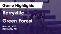 Berryville  vs Green Forest  Game Highlights - Nov. 14, 2023