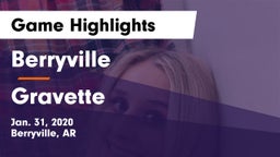 Berryville  vs Gravette  Game Highlights - Jan. 31, 2020