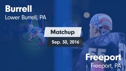 Matchup: Burrell  vs. Freeport  2016