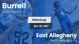 Matchup: Burrell  vs. East Allegheny  2017