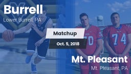 Matchup: Burrell  vs. Mt. Pleasant  2018