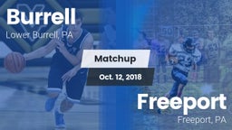 Matchup: Burrell  vs. Freeport  2018
