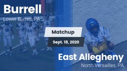 Matchup: Burrell  vs. East Allegheny  2020