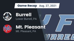Recap: Burrell  vs. Mt. Pleasant  2021
