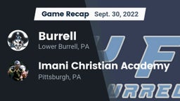 Recap: Burrell  vs. Imani Christian Academy  2022